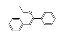 1,2-Diphenyl-1-ethoxyethylen Structure