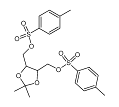 4,5-bis(tosyloxymethyl)-2,2-dimethyl-1,3-dioxolan结构式