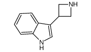 3-(氮杂啶-3-基)-1H-吲哚结构式