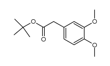 tert-butyl 3,4-dimethoxyphenylacetate结构式