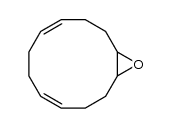 9,10-Epoxy-1,5-cyclododecadiene Structure