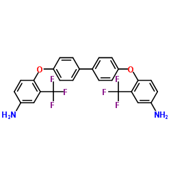 4-[4-[4-[4-amino-2-(trifluoromethyl)phenoxy]phenyl]phenoxy]-3-(trifluoromethyl)aniline Structure