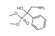 dimethyl (2-amino-1-hydroxy-1-phenylethyl)phosphonate Structure