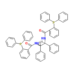 N,N'-[(1R,2R)-1,2-diphenyl-1,2-ethanediyl]bis[2-(diphenylphosphino)-Benzamide Structure