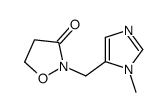 2-[(3-methylimidazol-4-yl)methyl]-1,2-oxazolidin-3-one结构式