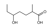 5-hydroxy-2-methylheptanoic acid Structure