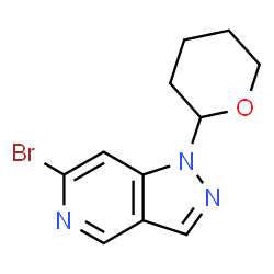 6-bromo-1-(oxan-2-yl)-1H-pyrazolo[4,3-c]pyridine Structure