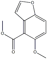 methyl 5-methoxybenzofuran-4-carboxylate结构式