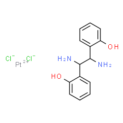 (1,2-bis(2-hydroxyphenyl)ethylenediamine)dichloroplatinum (II) Structure