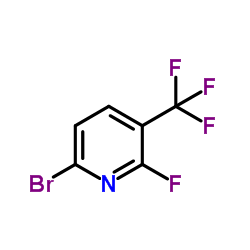 6-Bromo-2-fluoro-3-(trifluoromethyl)pyridine Structure