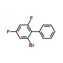 2-Bromo-4,6-difluoro-1,1'-biphenyl Structure