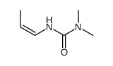 Urea, N,N-dimethyl-N-1-propenyl-, (Z)- (9CI) structure