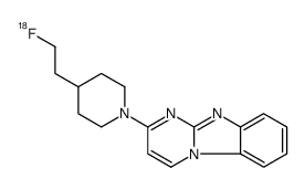 2-[4-(2-fluoranylethyl)piperidin-1-yl]pyrimido[1,2-a]benzimidazole Structure