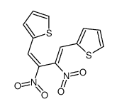 2-(2,3-dinitro-4-thiophen-2-ylbuta-1,3-dienyl)thiophene Structure