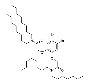 2-[4,5-dibromo-2-[2-(dioctylamino)-2-oxoethoxy]phenoxy]-N,N-dioctylacetamide结构式