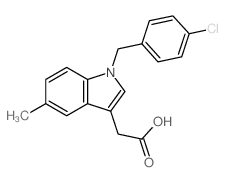 1H-Indole-3-aceticacid, 1-[(4-chlorophenyl)methyl]-5-methyl- picture