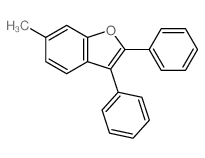 Benzofuran,6-methyl-2,3-diphenyl-结构式