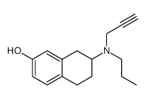 7-[propyl(prop-2-ynyl)amino]-5,6,7,8-tetrahydronaphthalen-2-ol结构式