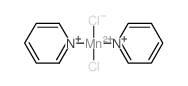 Manganese,dichlorobis(pyridine)-, (T-4)-结构式