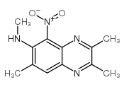 2,3-Dimethyl-5-nitro-6-methylamino-7-methyl-quinoxaline结构式