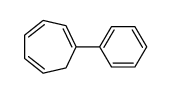 1-phenylcyclohepta-1,3,5-triene Structure