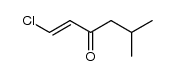 1-chloro-5-methyl-hex-1-en-3-one Structure