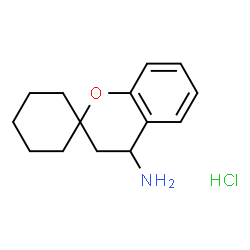 3,4-dihydrospiro[chromene-2,1'-cyclohexan]-4-amine hydrochloride Structure
