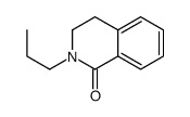 2-propyl-3,4-dihydroisoquinolin-1-one结构式