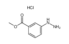 Methyl 3-hydrazinylbenzoate hydrochloride structure