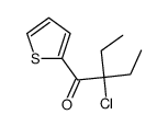 1-Butanone, 2-chloro-2-ethyl-1-(2-thienyl)- (9CI)结构式