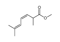 cis-2,6-Dimethyl-heptadien-(3,5)-saeure-methylester结构式