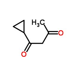 1-Cyclopropyl-1,3-butanedione结构式