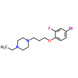 1-[3-(4-Bromo-2-fluorophenoxy)propyl]-4-ethylpiperazine Structure