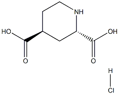 (2S,4S)-piperidine-2,4-dicarboxylic acid hydrochloride Structure