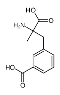 alpha-methyl-3-carboxyphenylalanine structure