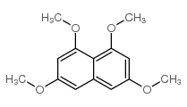 Naphthalene, 1,3,6,8-tetramethoxy- Structure