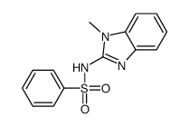 N-(1-methylbenzimidazol-2-yl)benzenesulfonamide Structure