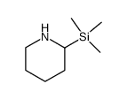 Piperidine, 2-(trimethylsilyl)- (9CI)结构式