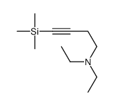 N,N-diethyl-4-trimethylsilylbut-3-yn-1-amine结构式
