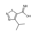 1,2,3-Thiadiazole-5-carboxamide,4-(1-methylethyl)-(9CI) structure