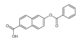 6-benzoyloxynaphthalene-2-carboxylic acid Structure