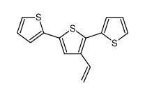 3-ethenyl-2,5-dithiophen-2-ylthiophene Structure