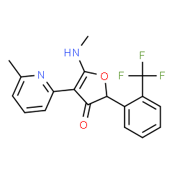 3(2H)-Furanone,5-(methylamino)-4-(6-methyl-2-pyridinyl)-2-[2-(trifluoromethyl)phenyl]- picture