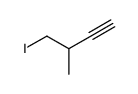 4-iodo-3-methylbut-1-yne结构式
