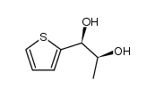 (1S,2S)-1-(2-thienyl)-1,2-propanediol结构式