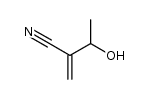 2-(1-hydroxyethyl)-acrylonitrile结构式