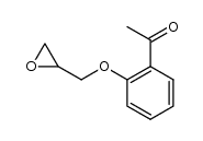 1-(2-acetylphenoxy)-2,3-epoxypropane结构式