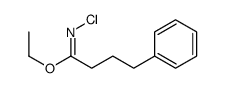 ethyl N-chloro-4-phenylbutanimidate结构式