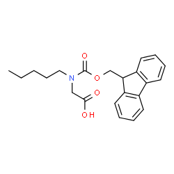 Fmoc-N-(Pentyl)Gly-OH结构式