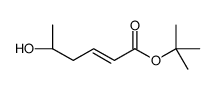 tert-butyl (5S)-5-hydroxyhex-2-enoate结构式